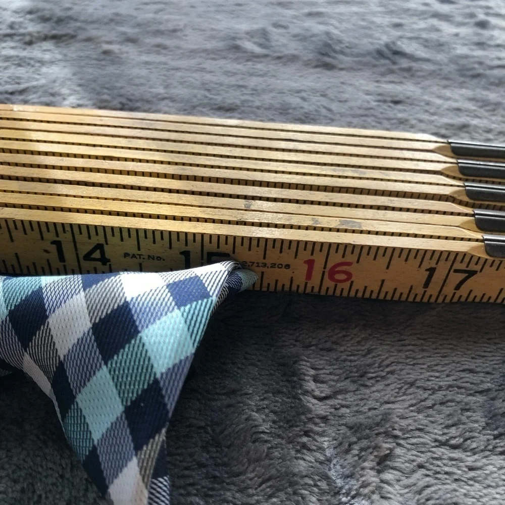𝅺CHILDREN‎ Plaid snap on Tie
